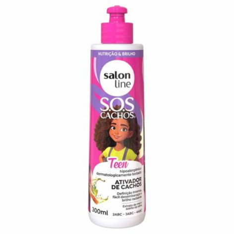 Ativador de Cachos Definição Nutrição Teen Salon Line 300Ml