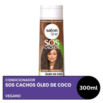 Condicionador Salon Line S.O.S. Cachos Coco Tratamento Profundo 300ml