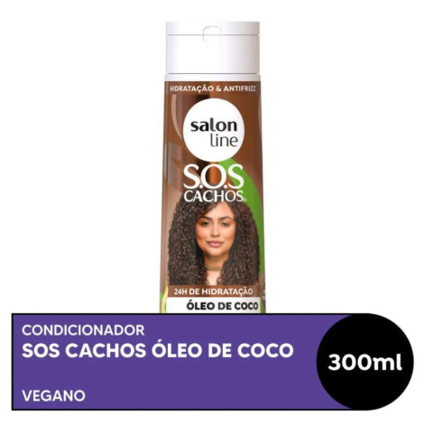 Condicionador Salon Line S.O.S. Cachos Coco Tratamento Profundo 300ml