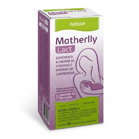 Matherlly Lact 30 comprimidos Polivitamínico para Lactantes Natulab