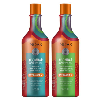 Kit Shampoo + Condicionador Crescimento Bombar Inoar 1l