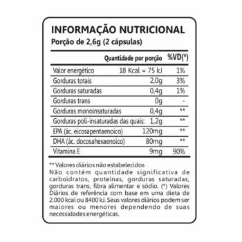 Ômega 3-6-9 Triplo 1000mg 120 Cápsulas Maxinutri