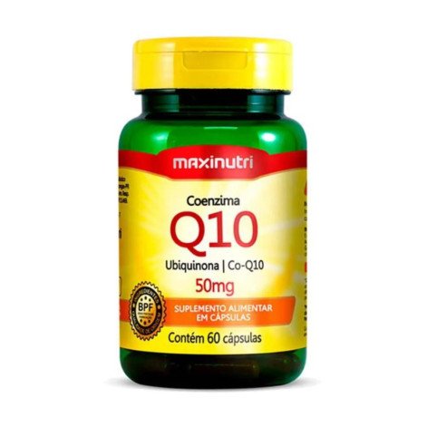 Coenzima Q10 50mg 60 Capsulas Maxinutri