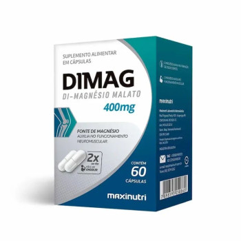 Dimag Di-Magnésio Malato Maxinutri 60 cápsulas