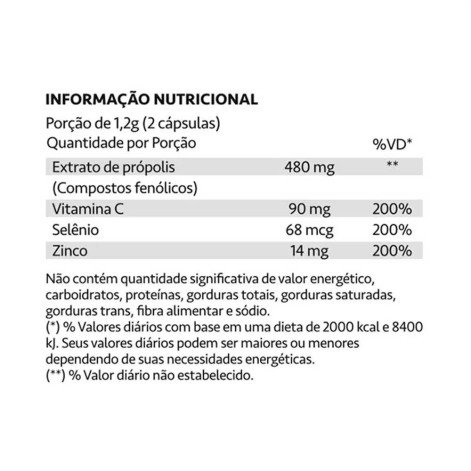 Propomune Extrato Própolis + Vitamina C 60 Caps Maxinutri