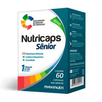 Nutricaps Senior Polivitamínico 60 Capsulas Maxinutri
