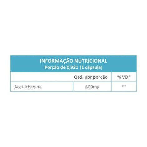 Flucetil Acetilcisteína 600mg 16 Cápsulas Maxinutri