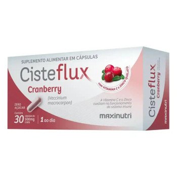 Cisteflux Cramberry 500mg 30 Cápsulas Maxinutri