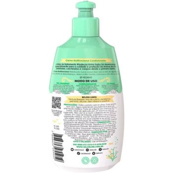 Salon Line Creme Multifuncional ToDeCachinho Baby Vegano Cabelos Ondulados Cacheados e Crespos 300 ml