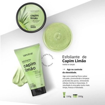 Esfoliante Rosto e Corpo Labotrat Dia a Dia 300G Capim Limao