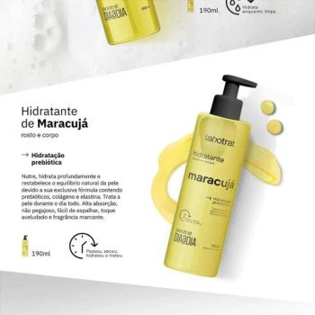 Hidratante Rosto E Corpo Maracujá Dia A Dia Com 190ml Labotrat