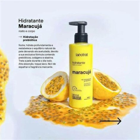 Hidratante Rosto E Corpo Maracujá Dia A Dia Com 190ml Labotrat