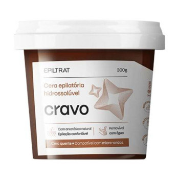 Cera Depilatória Cravo Com Anestésico Natural Labotrat 300g