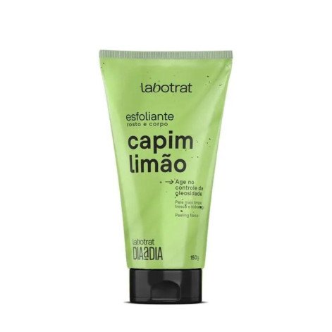 Esfoliante Corpo e Rosto Capim Limão Dia a Dia Labotrat 150g