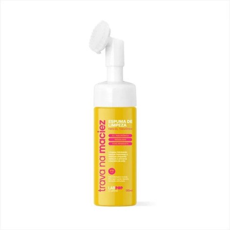 Espuma Limpeza Facial Trava Na Maciez Labpop Labotrat 130Ml