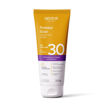 Protetor Solar Corporal & Facial Gel Creme FPS 30 200g