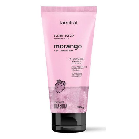Esfoliante Corporal  Labotrat Sugar Scrub Morango 180g
