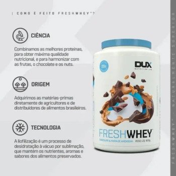 Fresh Whey Dux Human Health Chocolate e Pasta de Amendoim 900g