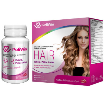 Poliwin Hair C/60 Capsulas