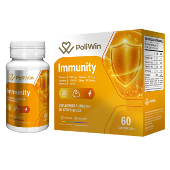 Suplemento Alimentar Poliwin Immunity 60 Comprimidos