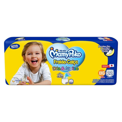 Fralda Mamypoko Dia&Noite Calca Jbo Xxg 22Un