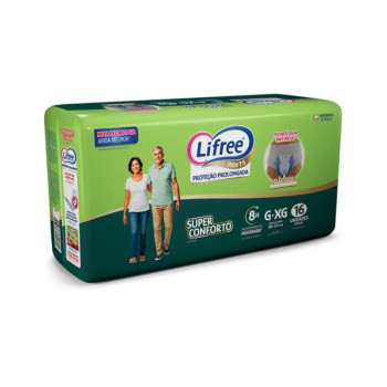 Fralda Calça Lifree Super Conforto G/XG 16 unidades