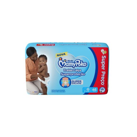 Fralda MamyPoko Super Proteção G 46 Unidades