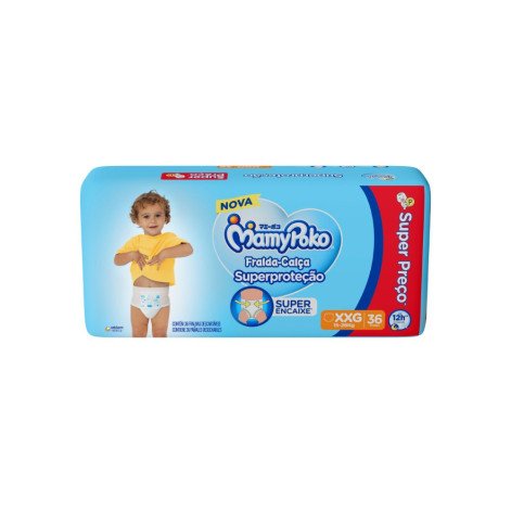 Fralda MamyPoko Super Proteção XXG 36 Unidades