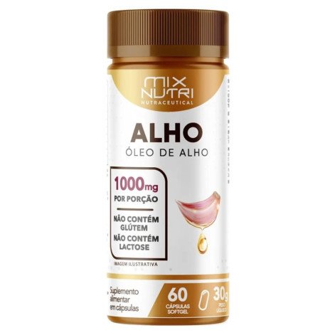 Suplemento Alimentar Mix Nutri Óleo de Alho 30g Com 60 Cápsulas