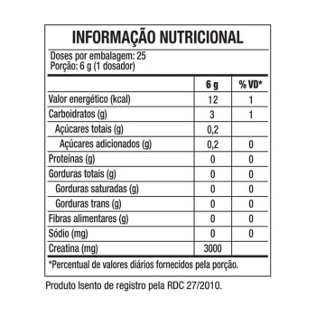 Creatine Turbo Black Skull Sem Sabor 150G