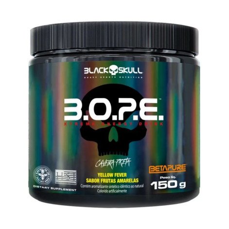 Pré Treino Black Skull Bope Fruith Punch 150G