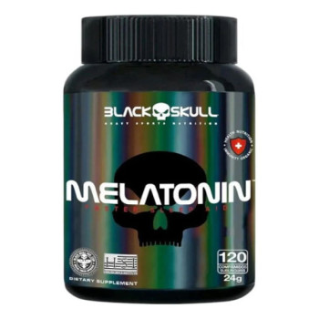 Melatonina Black Skull 0,21mg 120 comprimidos Subllinguais
