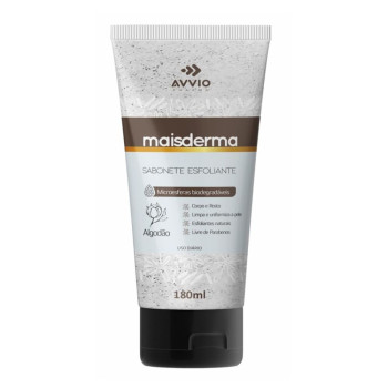 Sabonete Líquido Esfoliante Maisderma Algodão 180Ml