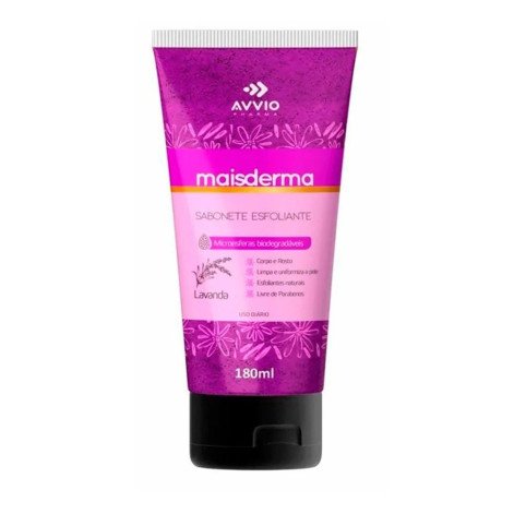 Sabonete Líquido Esfoliante Maisderma Lavanda 180Ml
