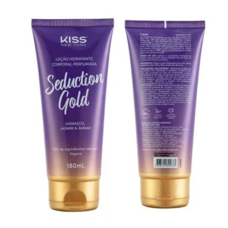 Loção Hidratante Corporal Kiss New York Seduction Gold 180ml