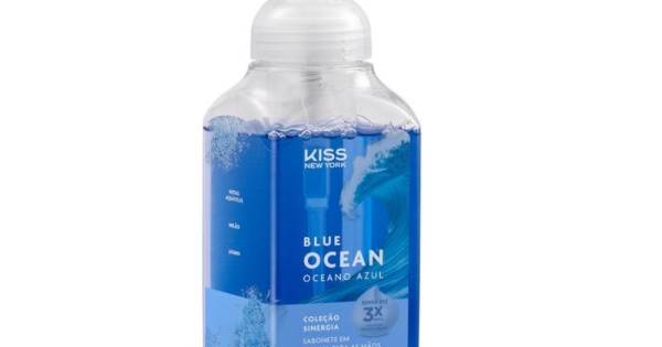 Sabonete em Espuma Para Mãos Kiss New York Blue Ocean 275ml