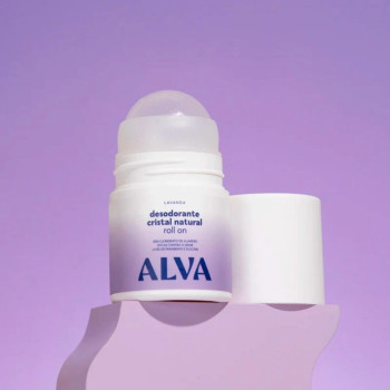 Alva Desodorante Roll on Cristal Natural Lavanda Vegano 50ml