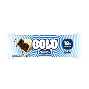 Barra de Proteínas Bold Crunch Sabor Cookies e Cream 60g