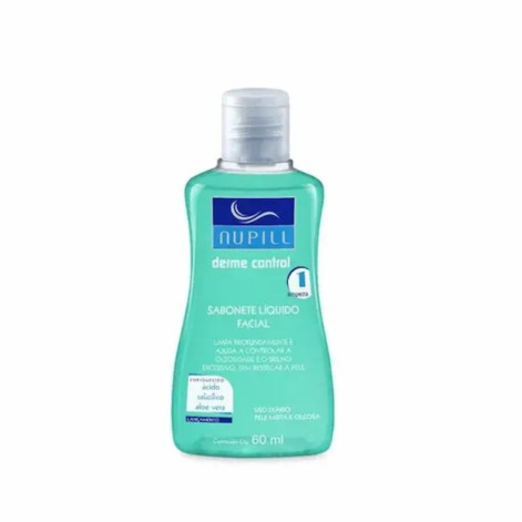  Sabonete Líquido Facial Nupilll Derme Control 60ml