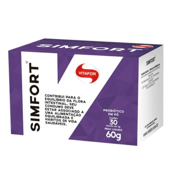 Simfort Vitafor Probiótico 30 Sachês de 2g