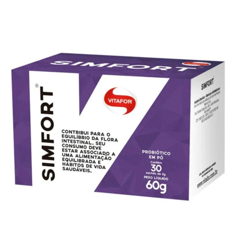 Simfort Vitafor Probiótico 30 Sachês de 2g