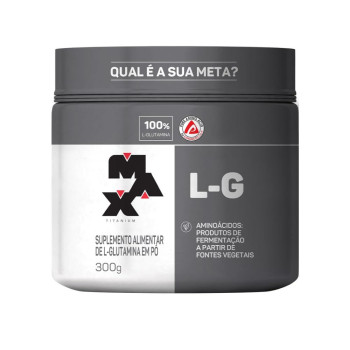 L-Glutamina em Pó L-G Max Titanium 300g
