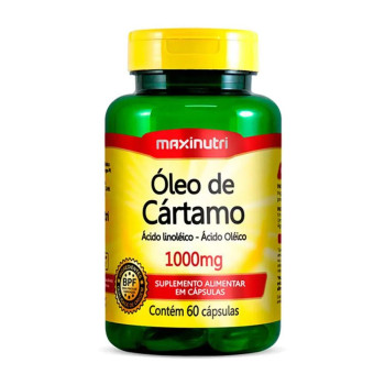 Oleo de Cartamo 1000mg 60 Capsulas Maxinutri