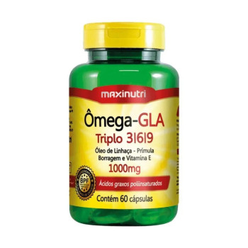 Ômega Gla Triplo 369 Maxinutri 1000mg C 60 cápsulas