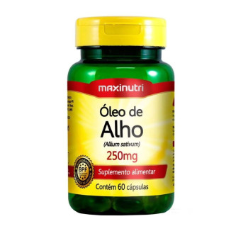Óleo De Alho Allium Sativum L. 250Mg 60 Capsulas Maxinutri