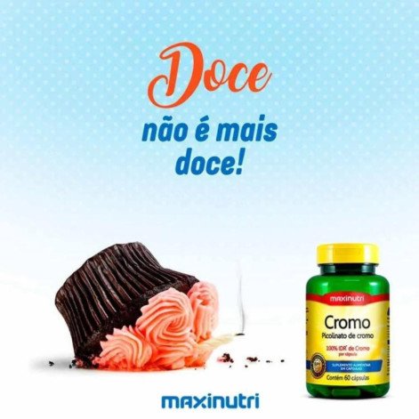 Cromo Picolinato de Cromo 100% Idr Maxinutri 60 Capsulas