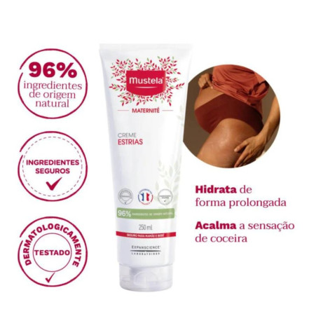Creme Prevenção de Estrias Mustela Maternité 250Ml