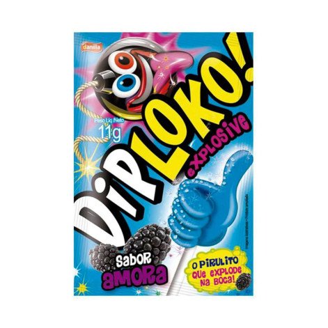 Pirulito Dip Loko Boom 11g Amora 