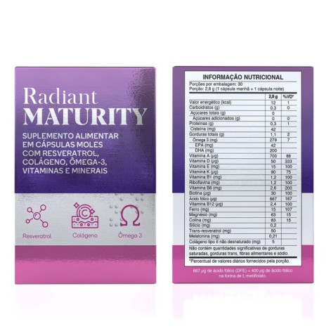 Radiant Maturity 30+30 Capsulas Gel