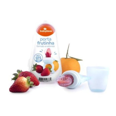 Porta Frutinhas Silicone Babydeas Rosa